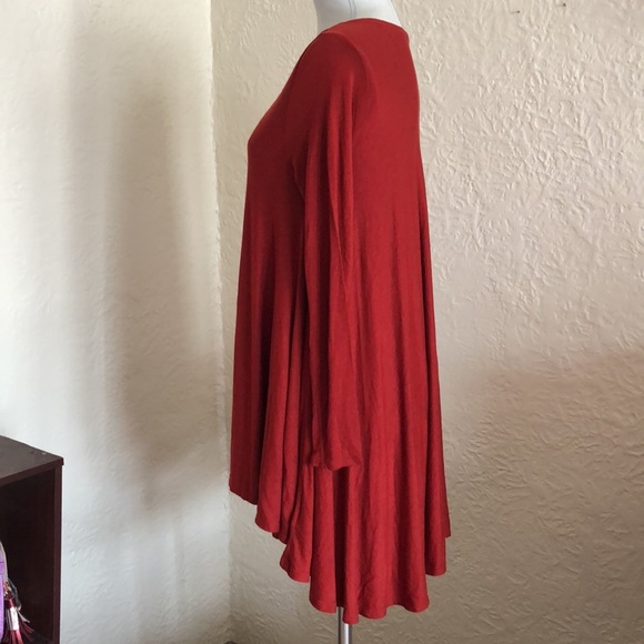 Urban Outfitters Kimchi Blue Rich Orange Pumpkin Spice Swing Tunic Shirt - Picture 4 of 8